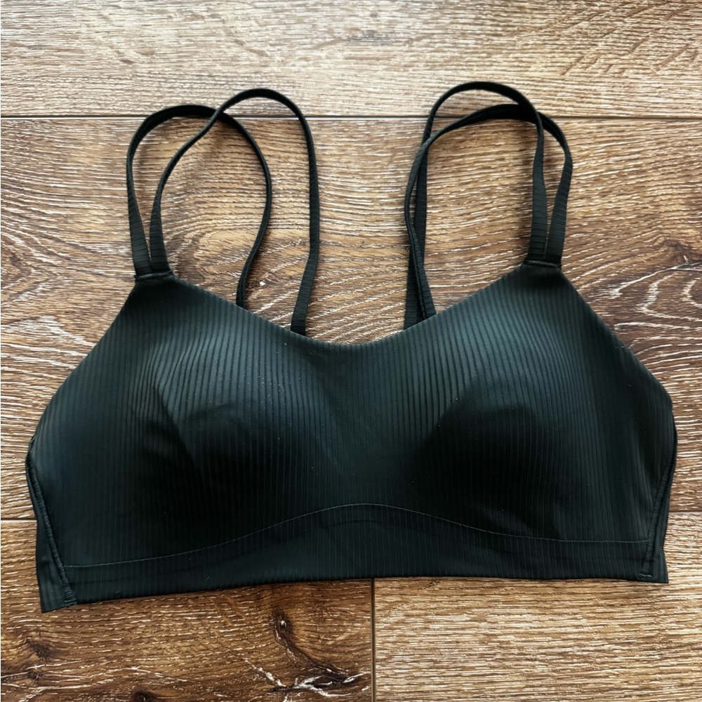 Lululemon Black Ribbed Women's Bralette